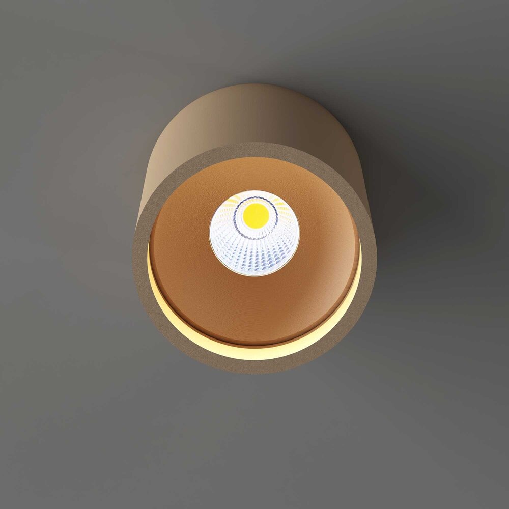 Artdelight Plafondlamp Orleans  Ø 11 cm H 10 cm champagne Artdelight Plafondlamp Orleans  Ø 11 cm H 10 cm champagne