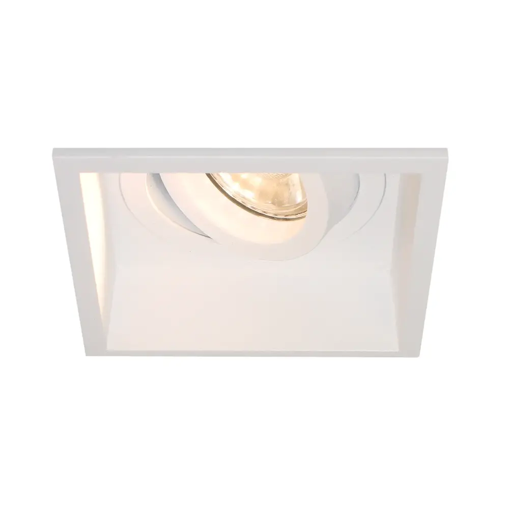 Artdelight Inbouwspot Rex vierkant 9,2 cm wit Artdelight Inbouwspot Rex vierkant 9,2 cm wit