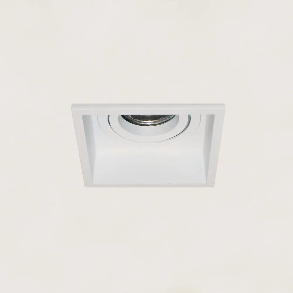 Artdelight Inbouwspot Rex vierkant 9,2 cm wit Artdelight Inbouwspot Rex vierkant 9,2 cm wit