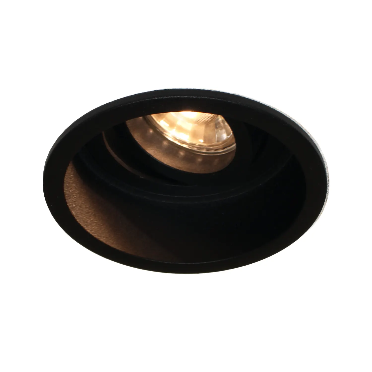 Artdelight Inbouwspot Rex rond Ø 9,2 cm zwart