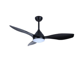 CristalRecord Plafondventilator Stel Ø 120 cm zwart