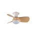 Plafondventilator Epona Mini Ø 64 cm hout wit Plafondventilator Epona Mini Ø 64 cm hout wit