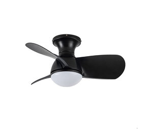 CristalRecord Plafondventilator Epona Mini Ø 64 cm zwart CristalRecord Plafondventilator Epona Mini Ø 64 cm zwart