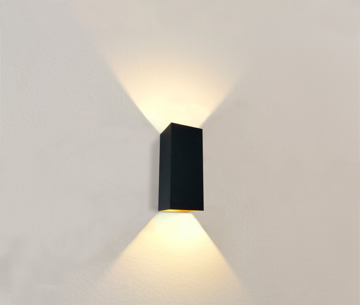 Artdelight Wandlamp Dante XL 2 lichts 24 x 10 cm zwart goud Artdelight Wandlamp Dante XL 2 lichts 24 x 10 cm zwart goud