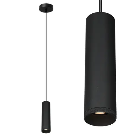 Artdelight Hanglamp Milano 1 lichts 25 cm zwart Artdelight Hanglamp Milano 1 lichts 25 cm zwart