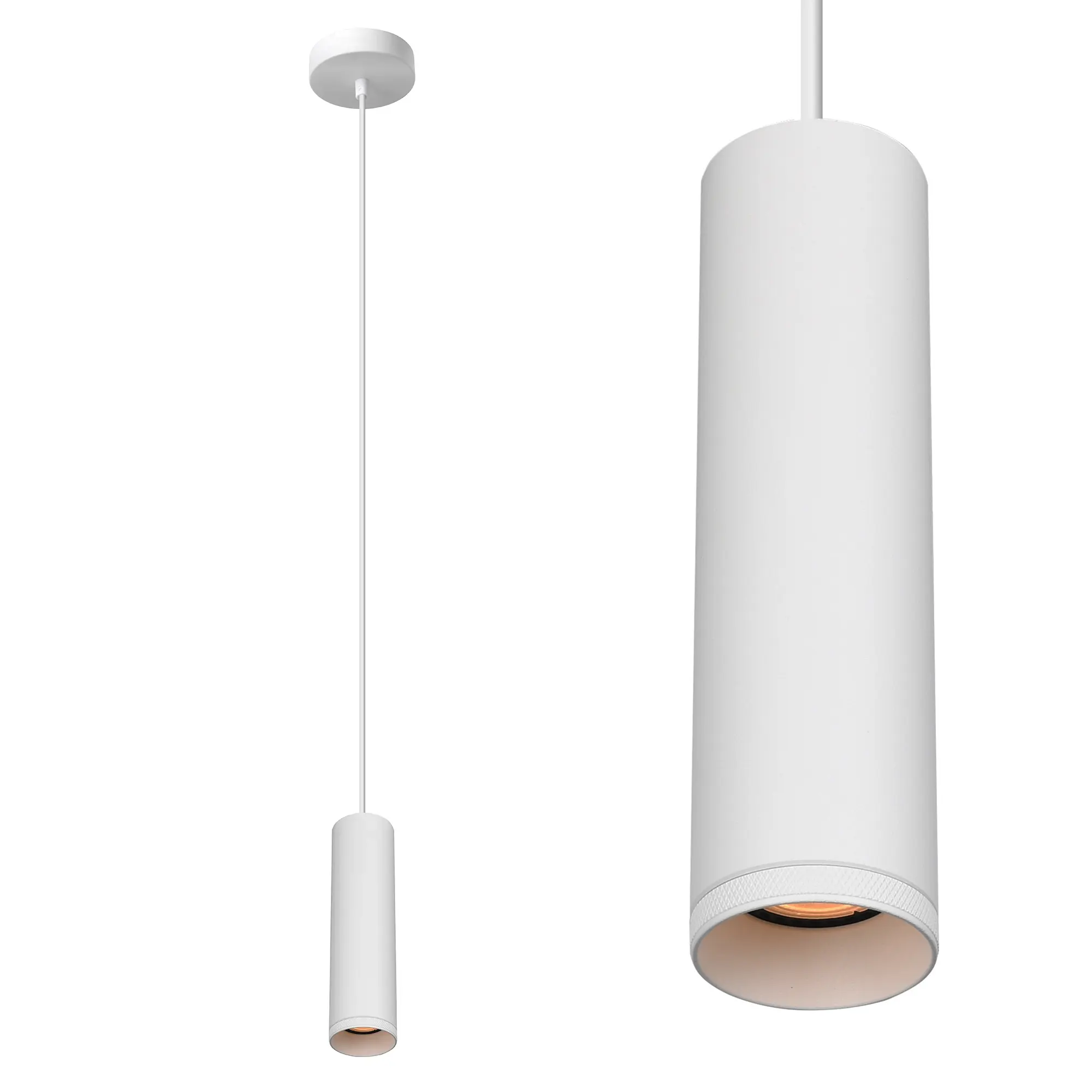 Artdelight Hanglamp Milano 1 lichts 25 cm wit