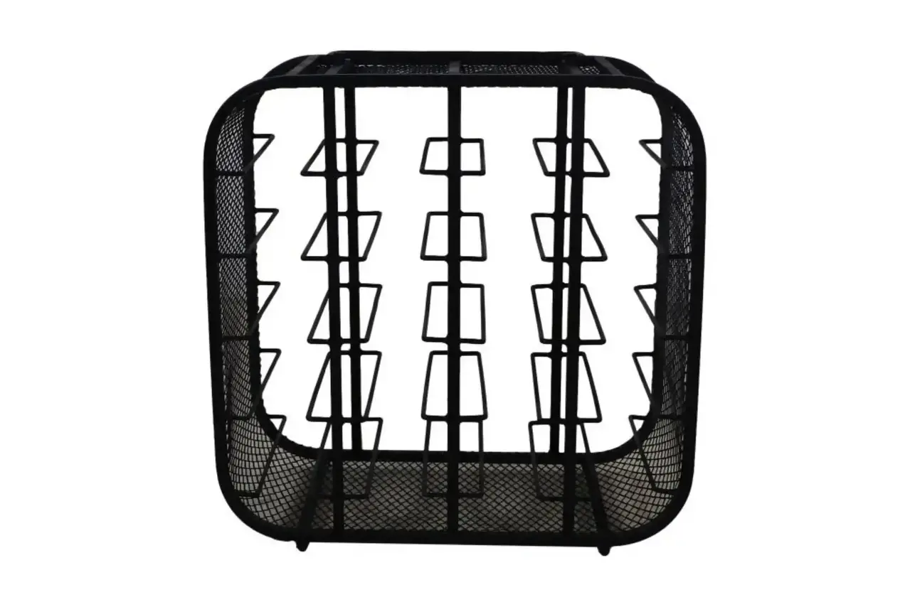 HSM Collection Wijnrek Clambou staand 20 flessen H 55 cm zwart HSM Collection Wijnrek Clambou staand 20 flessen H 55 cm zwart