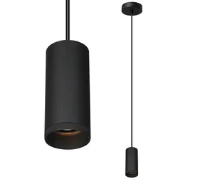 Artdelight Hanglamp Milano 1 lichts 15 cm zwart Artdelight Hanglamp Milano 1 lichts 15 cm zwart