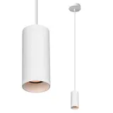 Artdelight Hanglamp Milano 1 lichts 15 cm wit Artdelight Hanglamp Milano 1 lichts 15 cm wit