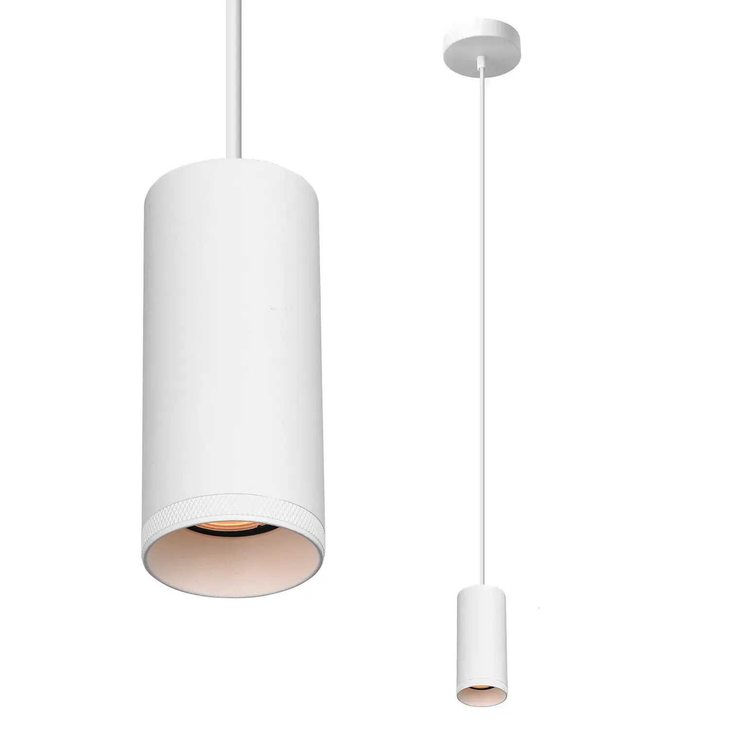 Artdelight Hanglamp Milano 1 lichts 15 cm wit