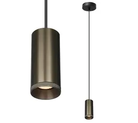 Artdelight Hanglamp Milano 1 lichts 15 cm metallic brons Artdelight Hanglamp Milano 1 lichts 15 cm metallic brons