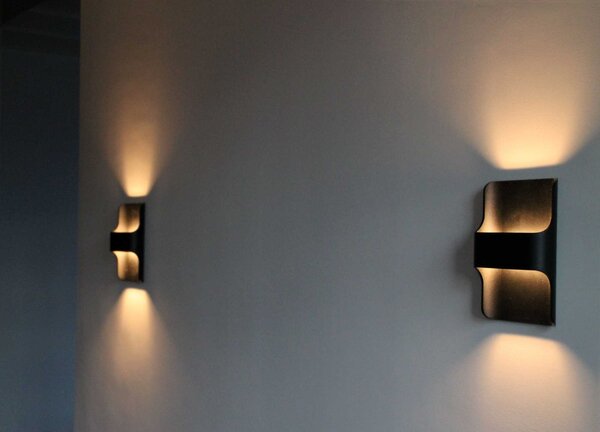 Artdelight Wandlamp Dallas zwart Artdelight Wandlamp Dallas zwart