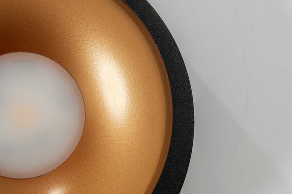 Artdelight Plafondlamp Orlando  Ø 14 cm zwart koper Artdelight Plafondlamp Orlando  Ø 14 cm zwart koper