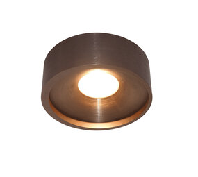 Artdelight Plafondlamp Orlando  Ø 14 cm koper brons Artdelight Plafondlamp Orlando  Ø 14 cm koper brons