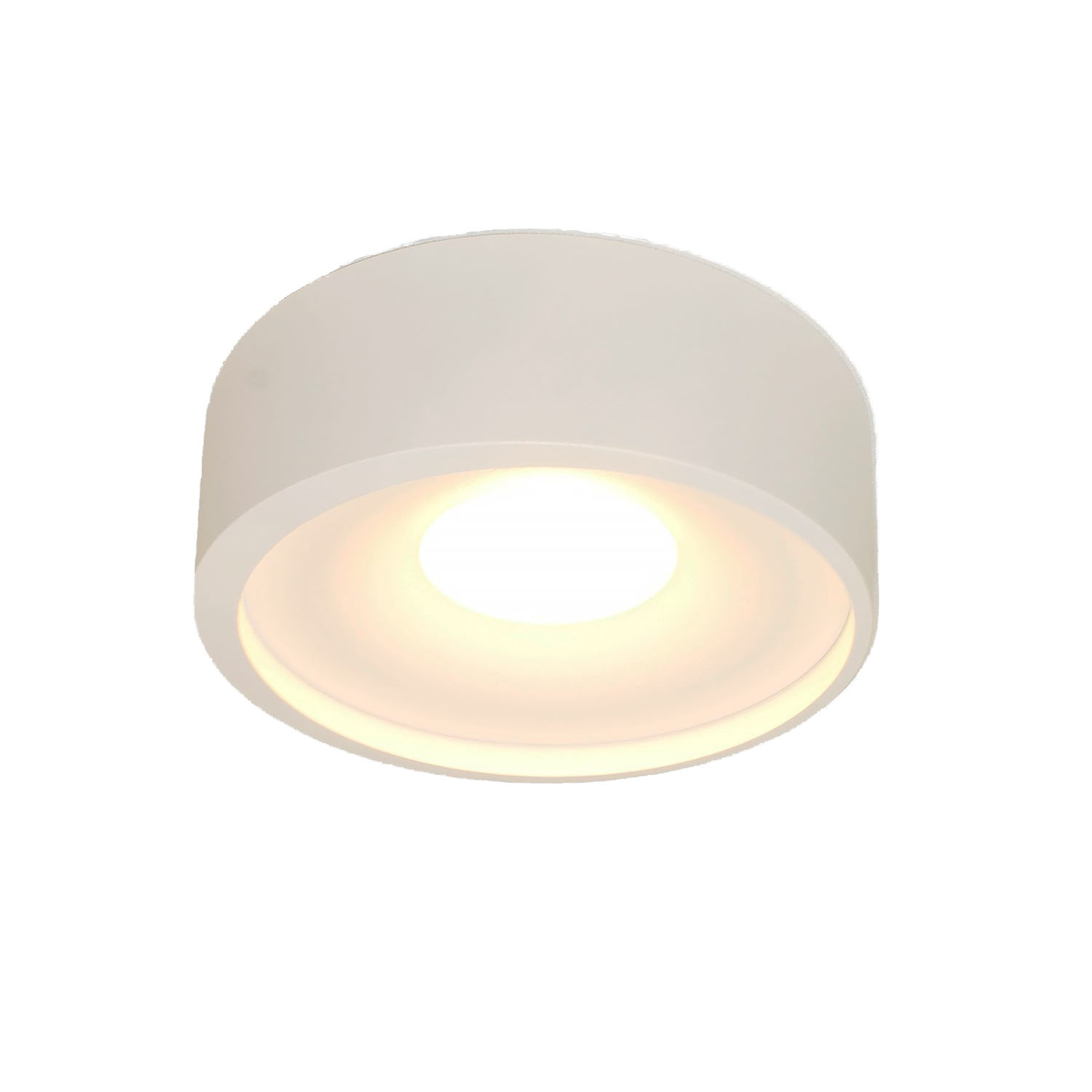 Artdelight Plafondlamp Orlando Ø 14 cm wit