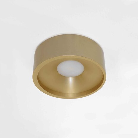 Artdelight Plafondlamp Orlando  Ø 14 cm mat mat goud Artdelight Plafondlamp Orlando  Ø 14 cm mat mat goud