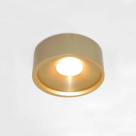 Artdelight Plafondlamp Orlando  Ø 14 cm mat mat goud Artdelight Plafondlamp Orlando  Ø 14 cm mat mat goud