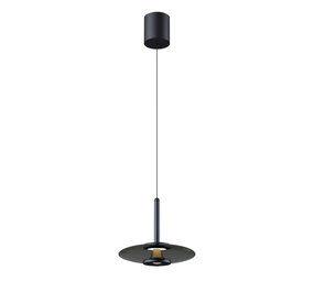 Artdelight Hanglamp Madison 1 lichts Ø 22 cm comfortlift zwart Artdelight Hanglamp Madison 1 lichts Ø 22 cm comfortlift zwart