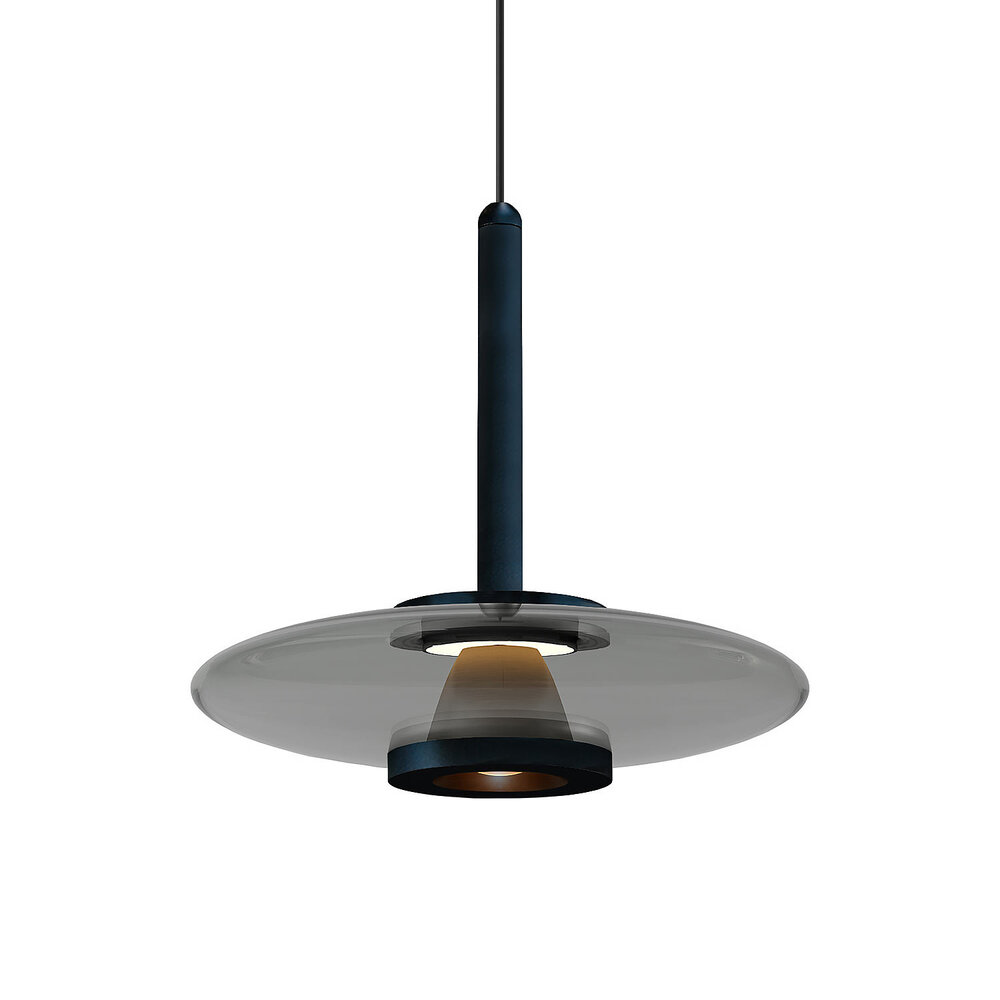 Artdelight Hanglamp Madison 1 lichts Ø 22 cm comfortlift zwart Artdelight Hanglamp Madison 1 lichts Ø 22 cm comfortlift zwart