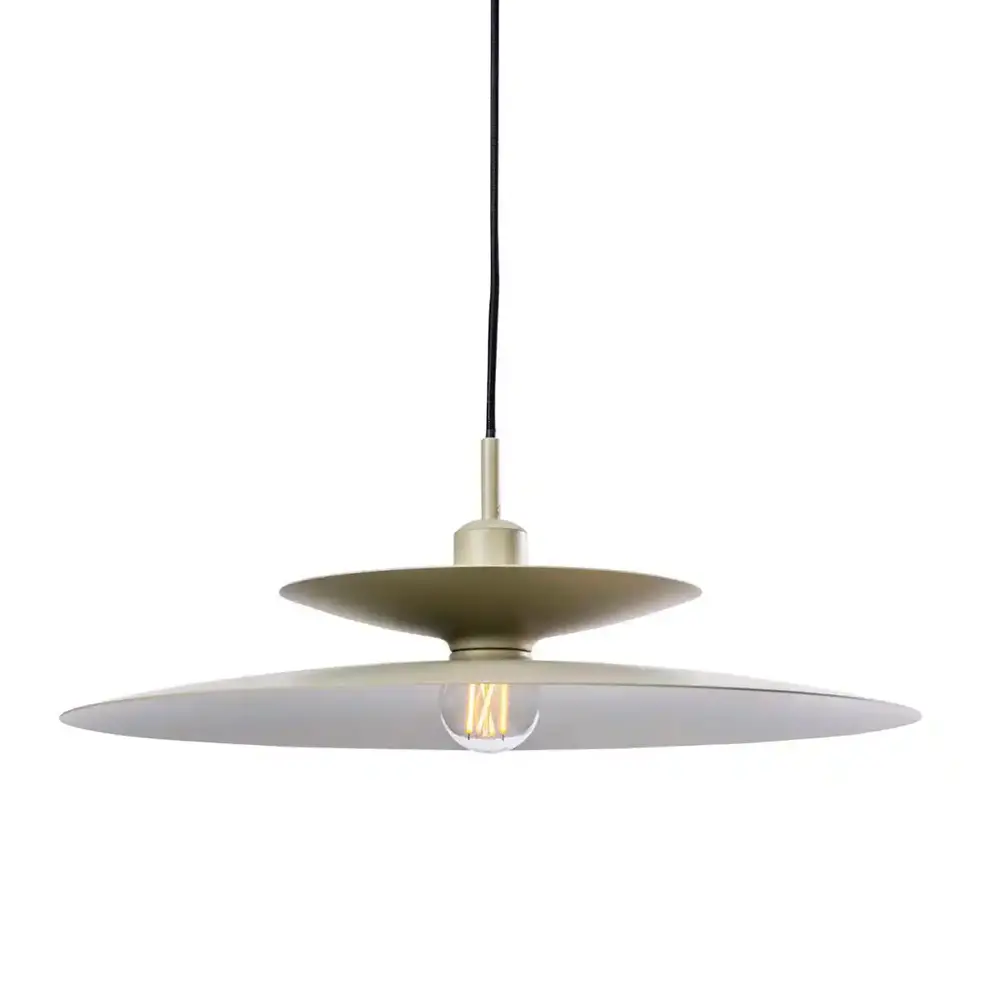 Artdelight Hanglamp Linares 1 lichts  Ø 50 cm kaki Artdelight Hanglamp Linares 1 lichts  Ø 50 cm kaki