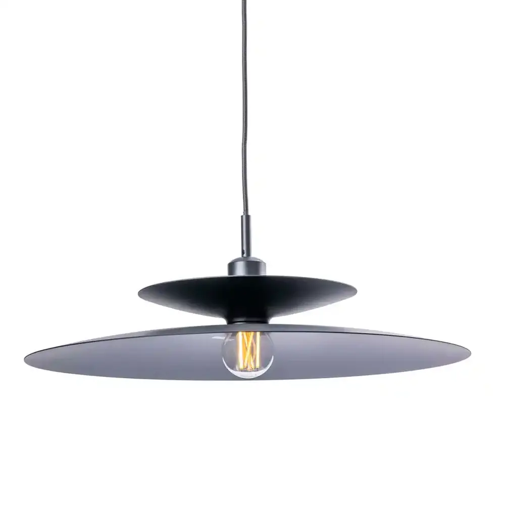 Artdelight Hanglamp Linares 1 lichts  Ø 50 cm zwart Artdelight Hanglamp Linares 1 lichts  Ø 50 cm zwart