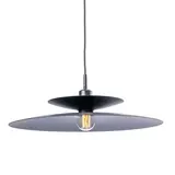 Artdelight Hanglamp Linares 1 lichts  Ø 50 cm zwart Artdelight Hanglamp Linares 1 lichts  Ø 50 cm zwart