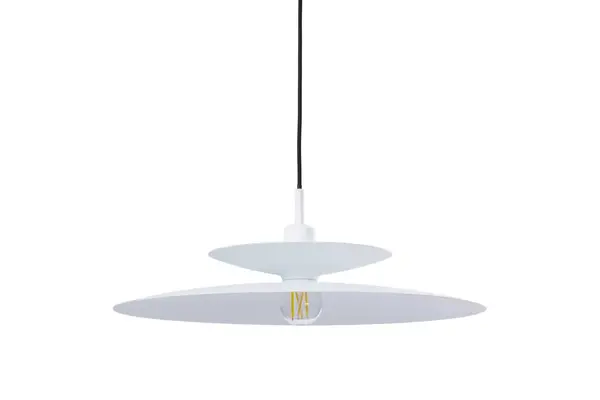 Artdelight Hanglamp Linares 1 lichts  Ø 50 cm wit Artdelight Hanglamp Linares 1 lichts  Ø 50 cm wit