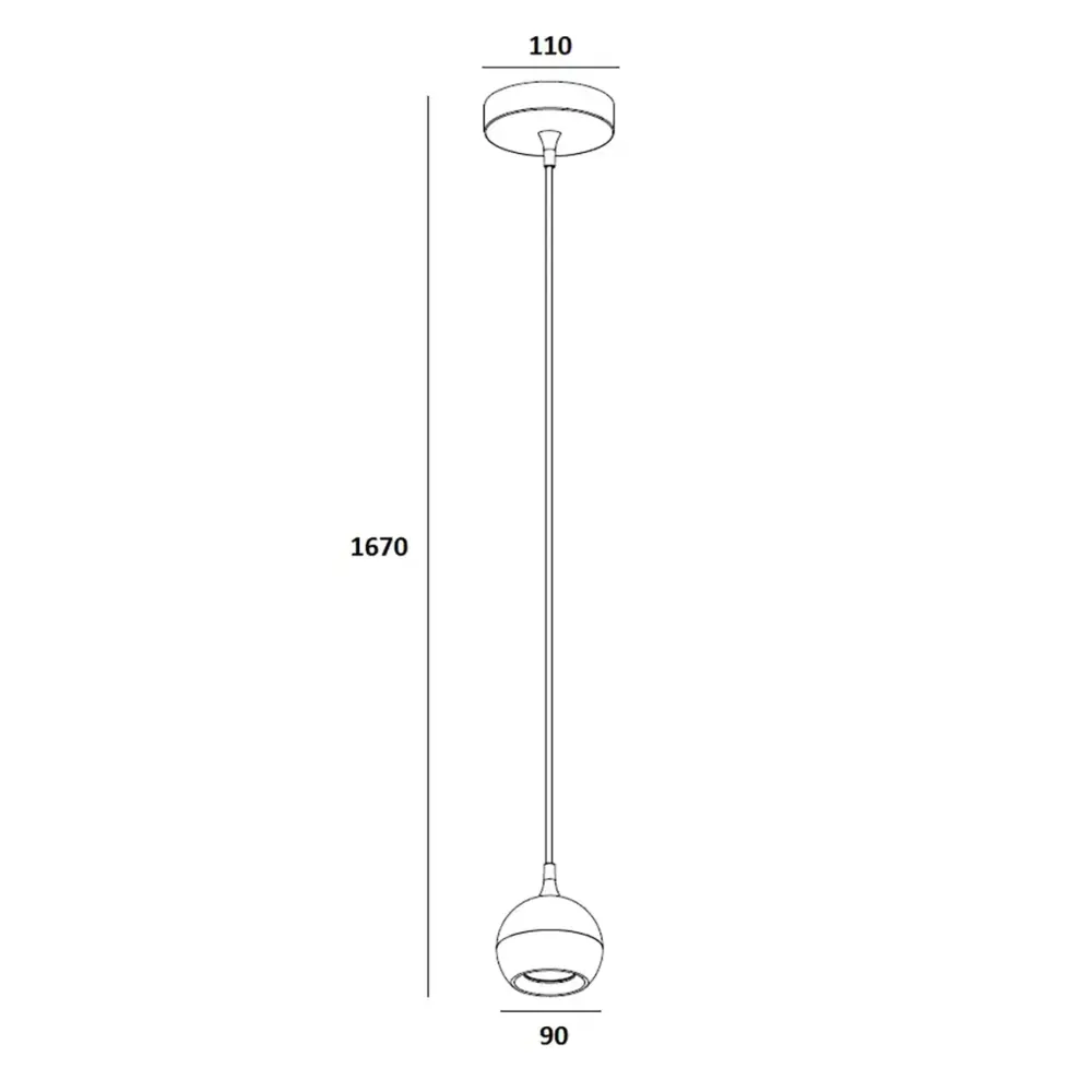 Artdelight Hanglamp Bolero 1 lichts  Ø 9 cm zwart Artdelight Hanglamp Bolero 1 lichts  Ø 9 cm zwart