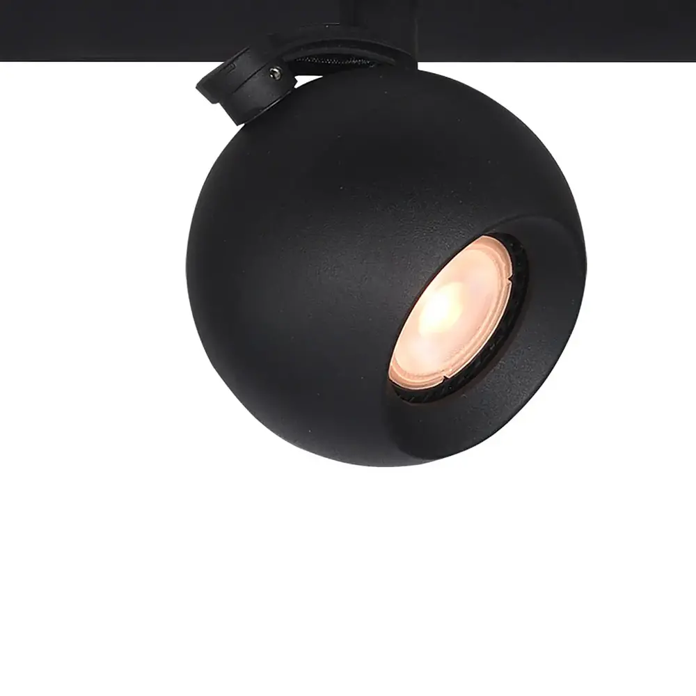 Artdelight Spot Bolero 2 lichts balk zwart Artdelight Spot Bolero 2 lichts balk zwart