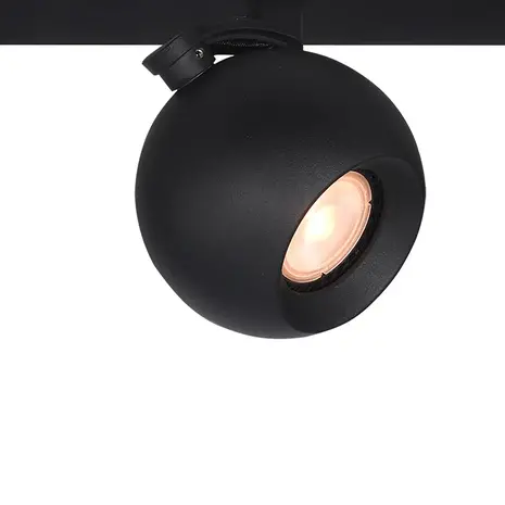 Artdelight Spot Bolero 2 lichts balk zwart Artdelight Spot Bolero 2 lichts balk zwart