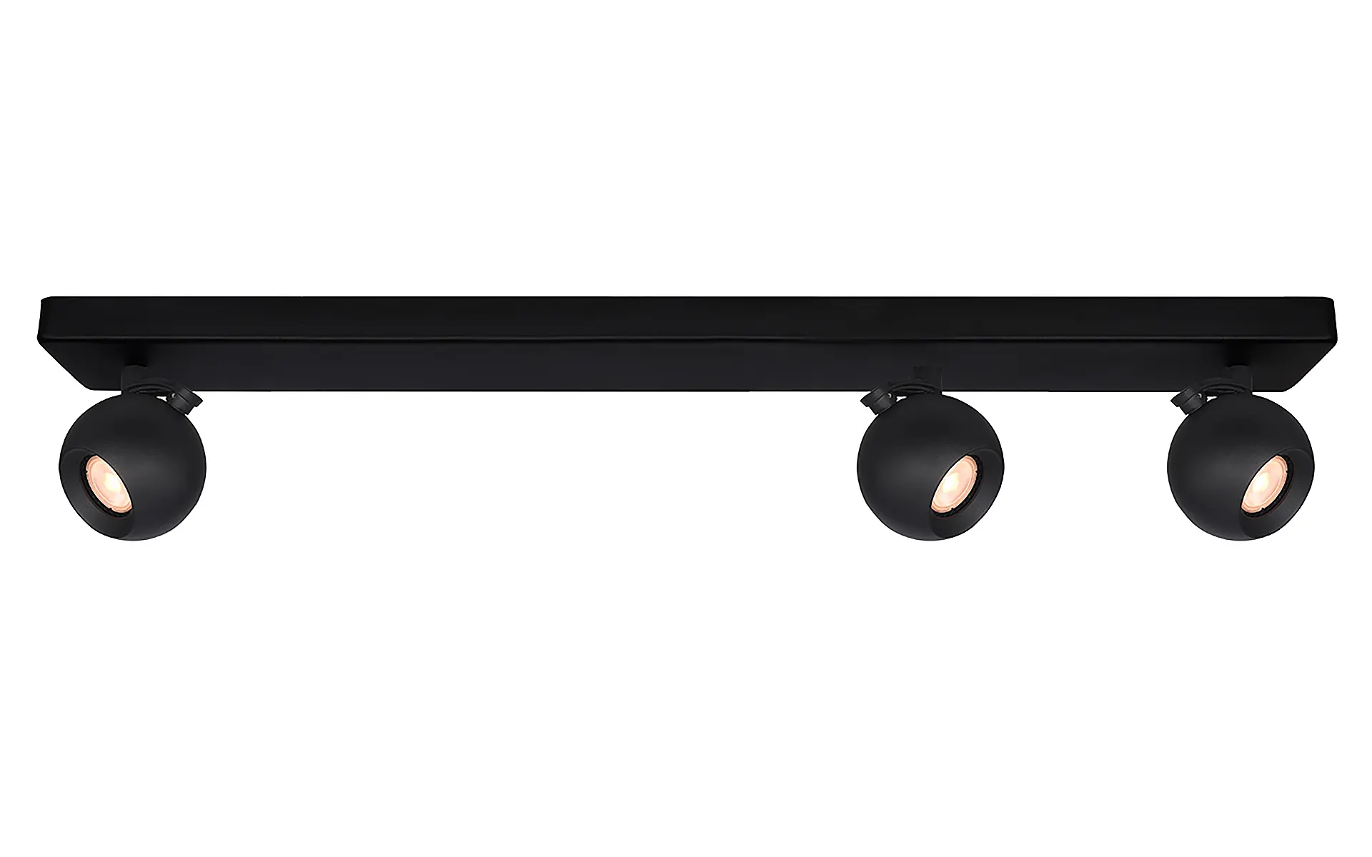Artdelight Spot Bolero 3 lichts balk L 68 cm zwart