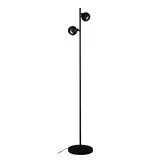 Artdelight Vloerlamp Bolero 2 lichts H 150 cm zwart Artdelight Vloerlamp Bolero 2 lichts H 150 cm zwart