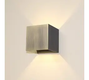 Artdelight Wandlamp Gymm 10x10 cm excl. G9 antiek brons Artdelight Wandlamp Gymm 10x10 cm excl. G9 antiek brons