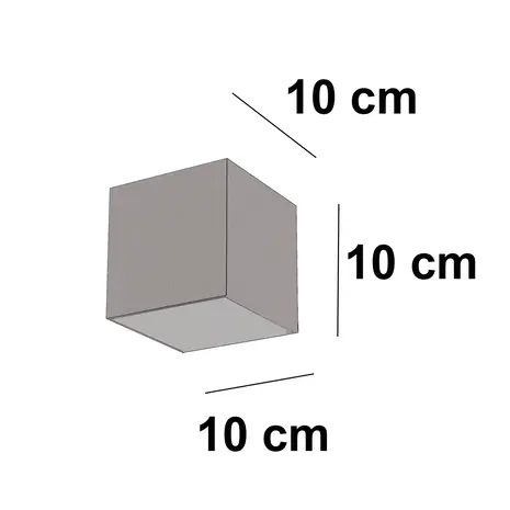 Artdelight Wandlamp Gymm 10x10 cm excl. G9 antiek brons Artdelight Wandlamp Gymm 10x10 cm excl. G9 antiek brons