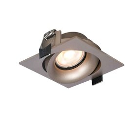 Artdelight Inbouwspot Alice vierkant 9 cm GU10 champagne Artdelight Inbouwspot Alice vierkant 9 cm GU10 champagne