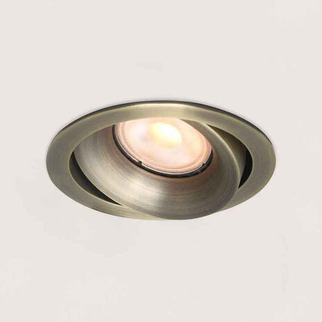 Artdelight Inbouwspot Alice Ø 9 cm GU10 antiek brons Artdelight Inbouwspot Alice Ø 9 cm GU10 antiek brons