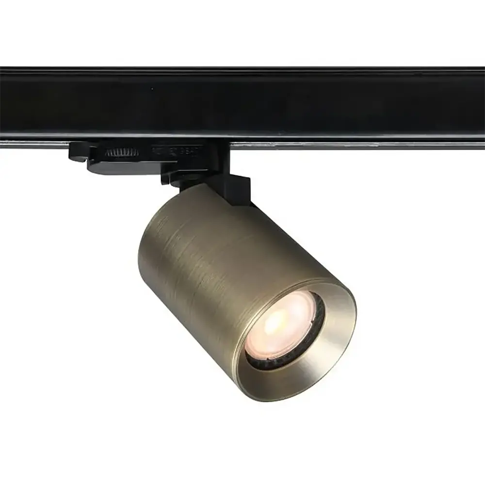Artdelight TRACK Megano Railspot - 1-fase Railsysteem / Railverlichting - 1xGU10 - antiek brons Artdelight TRACK Megano Railspot - 1-fase Railsysteem / Railverlichting - 1xGU10 - antiek brons