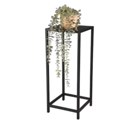 Mirrors and more Bijzettafel Vera H 60 cm zwart