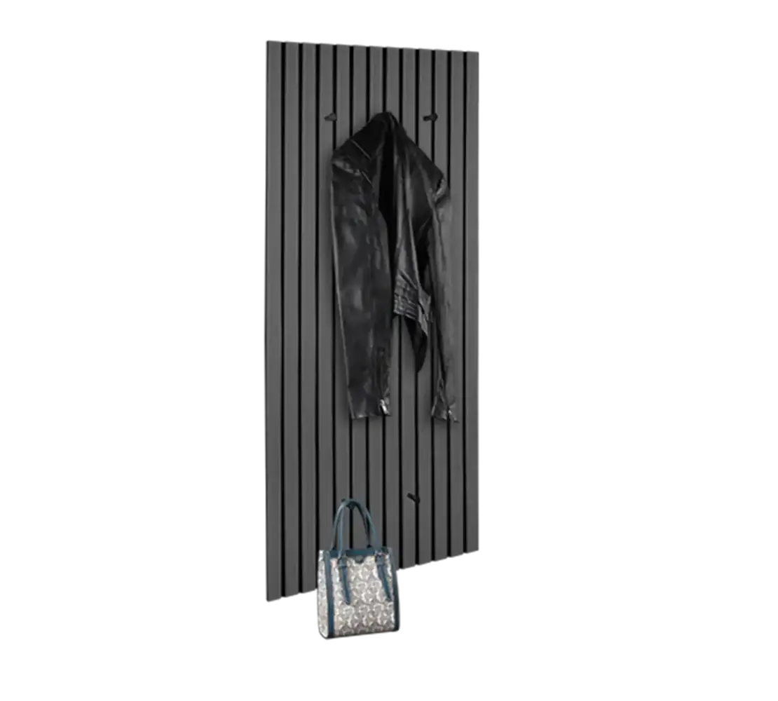 Mirrors and more Kapstok Grace H 125 cm 5 haken zwart Mirrors and more Kapstok Grace H 125 cm 5 haken zwart