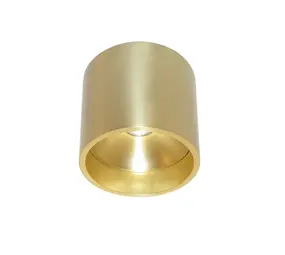 Artdelight Plafondlamp Orleans  Ø 11 cm H 10 cm mat goud Artdelight Plafondlamp Orleans  Ø 11 cm H 10 cm mat goud