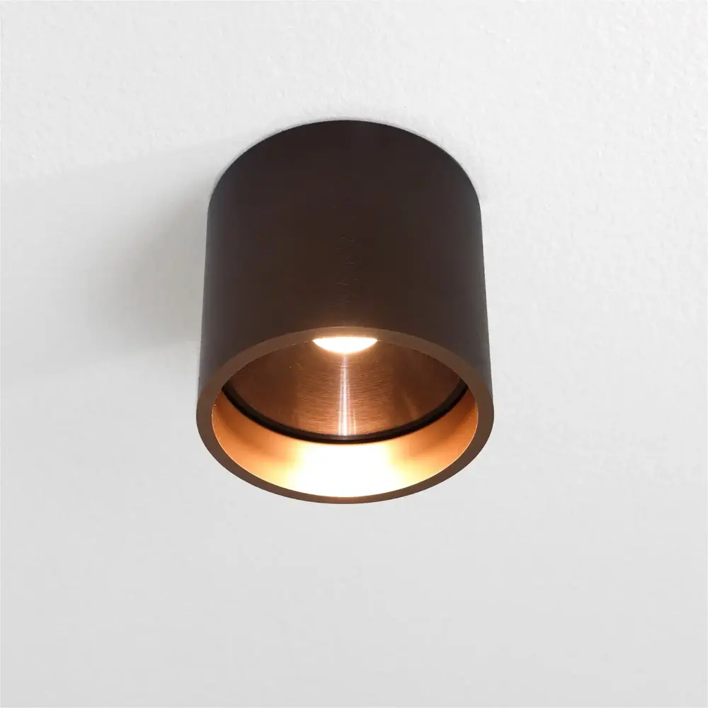 Artdelight Plafondlamp Orleans  Ø 11 cm H 10 cm koper brons Artdelight Plafondlamp Orleans  Ø 11 cm H 10 cm koper brons