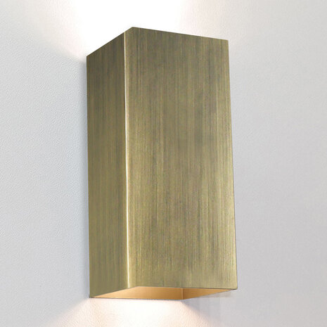 Artdelight Wandlamp Dante 2 lichts 15,5 x 6,5 cm antiek brons Artdelight Wandlamp Dante 2 lichts 15,5 x 6,5 cm antiek brons