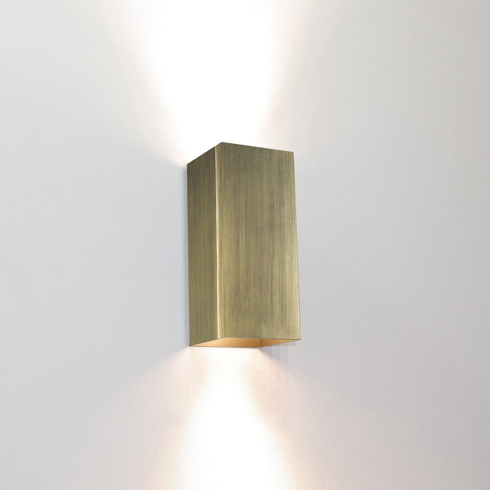 Artdelight Wandlamp Dante 2 lichts 15,5 x 6,5 cm antiek brons Artdelight Wandlamp Dante 2 lichts 15,5 x 6,5 cm antiek brons