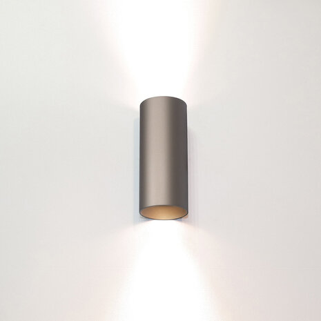 Artdelight Wandlamp Roulo 2 lichts H 15,4 Ø 6,5 cm champagne Artdelight Wandlamp Roulo 2 lichts H 15,4 Ø 6,5 cm champagne