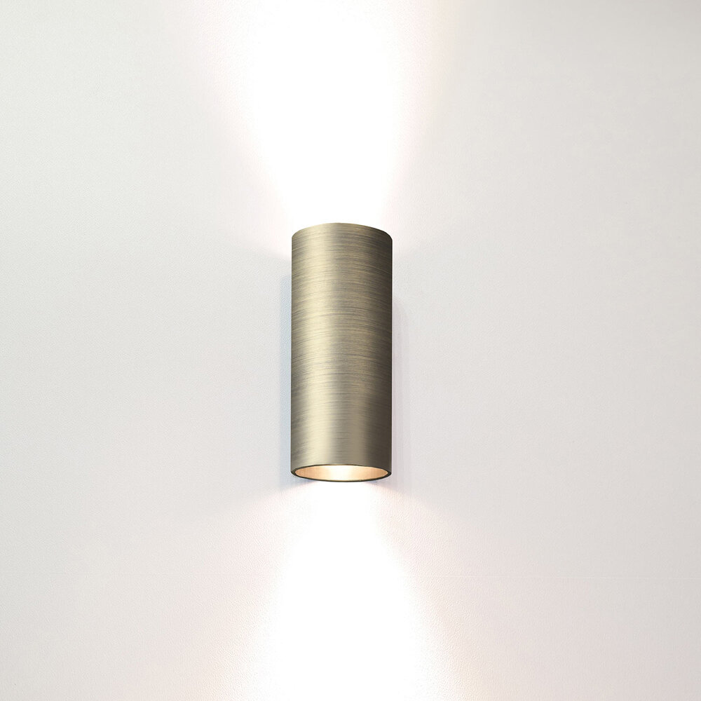 Artdelight Wandlamp Roulo 2 lichts H 15,4 Ø 6,5 cm antiek brons Artdelight Wandlamp Roulo 2 lichts H 15,4 Ø 6,5 cm antiek brons