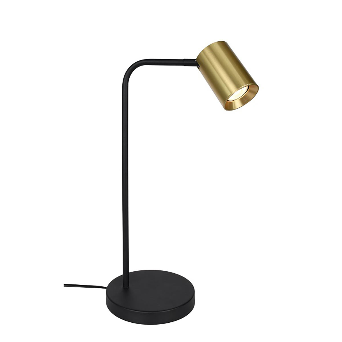 Artdelight Tafellamp Megano H 45 cm zwart goud