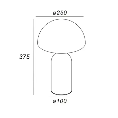 Artdelight Tafellamp Best H 37,5 cm mat goud Artdelight Tafellamp Best H 37,5 cm mat goud