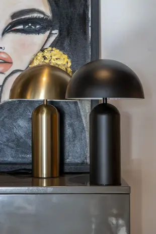 Artdelight Tafellamp Best H 37,5 cm zwart goud Artdelight Tafellamp Best H 37,5 cm zwart goud