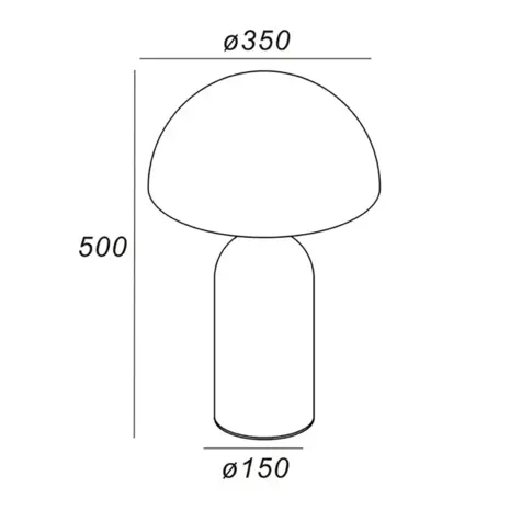 Artdelight Tafellamp Best H 50 cm brons Artdelight Tafellamp Best H 50 cm brons