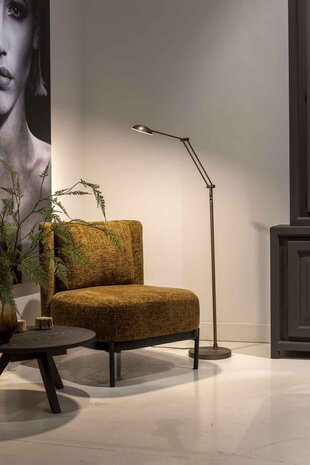 Artdelight Vloerlamp Palermo H 135 cm antiek brons Artdelight Vloerlamp Palermo H 135 cm antiek brons